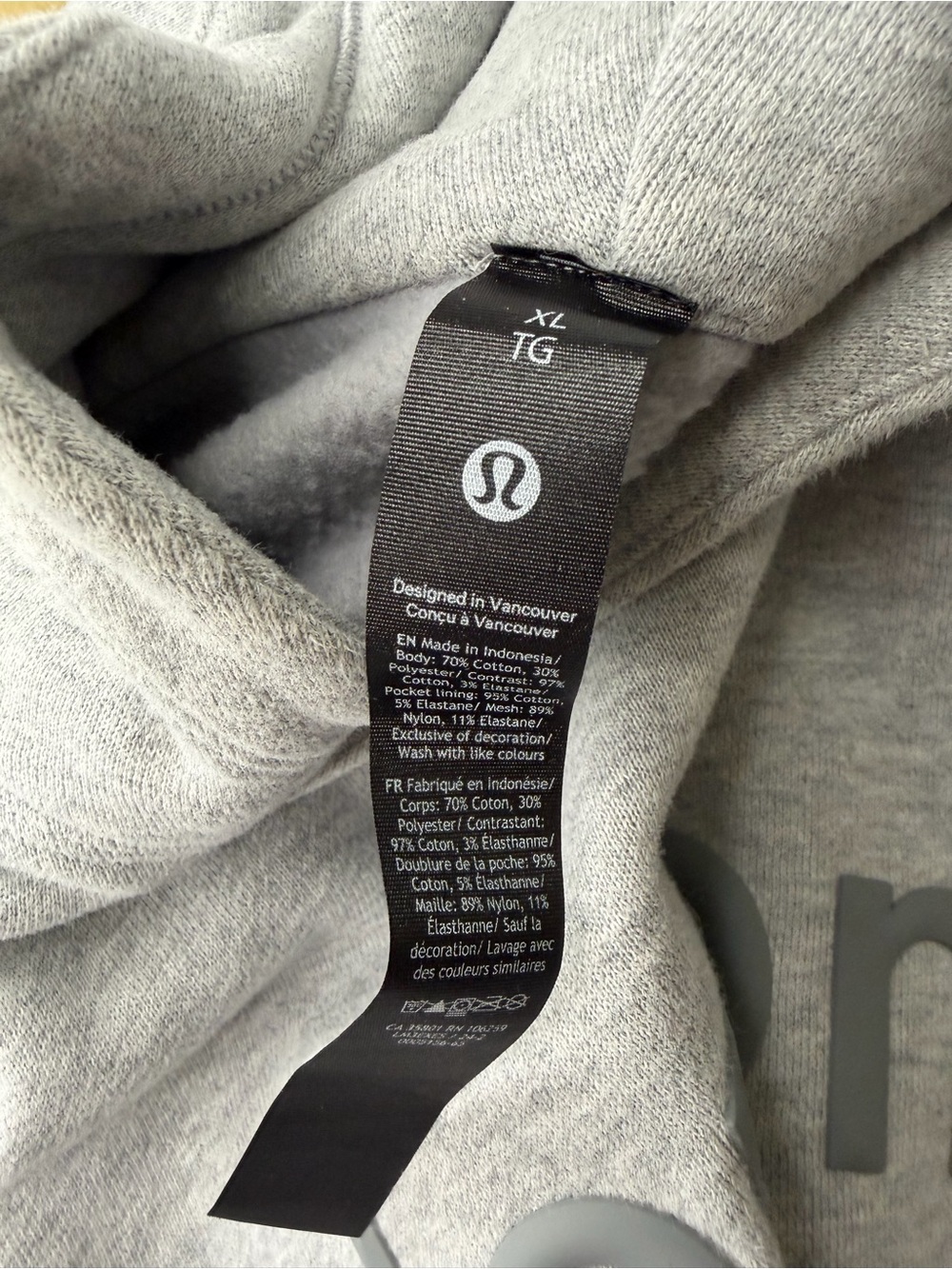 New York Rangers lululemon Steady State Pullover Hoodie - Heathered Silver Drop - Picture 6 of 8